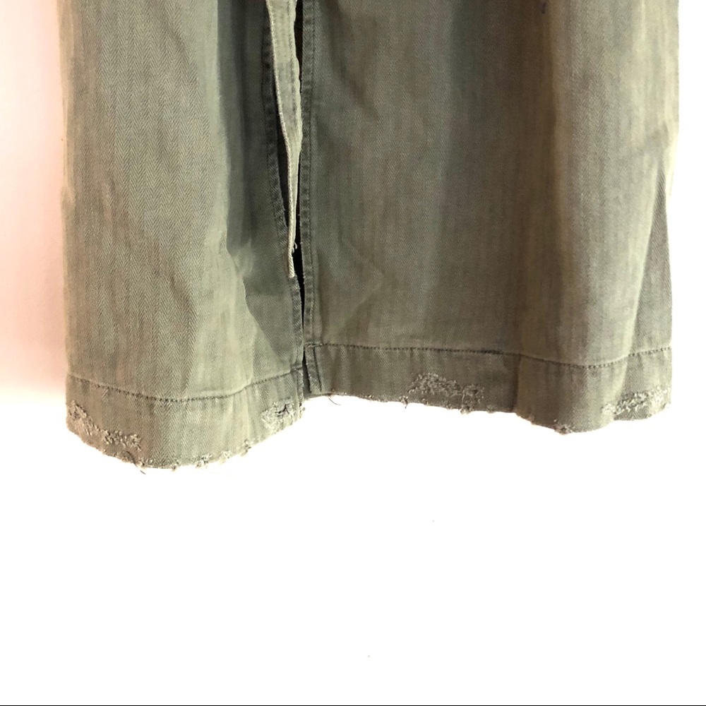 🔴SOLD🔴 ✨NWT✨Free People Long Distressed Vest - Picture 5 of 7